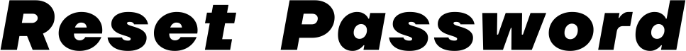 Reset Password